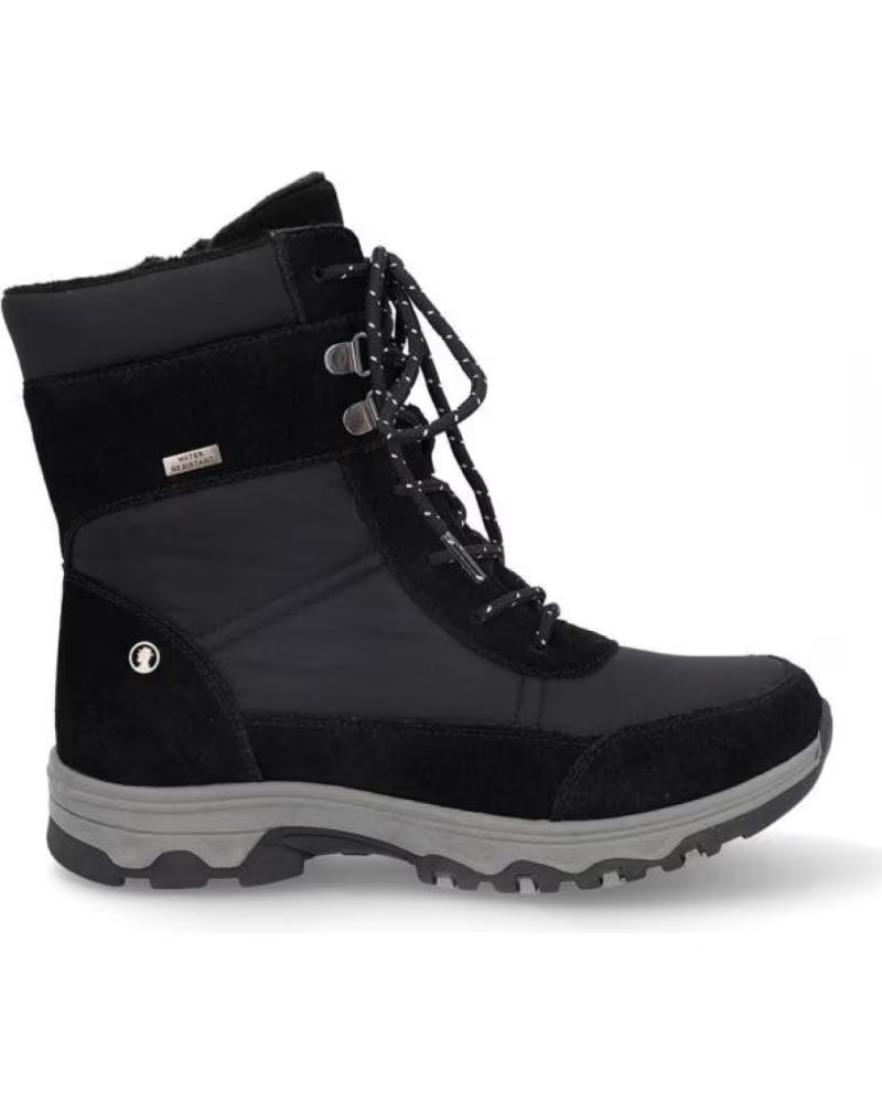 DAMEN-STIEFELETTEN CORONEL TAPIOCCA T721-1 IN SCHWARZ KOMBINIERT COMB NEGROCOMB NEGRO