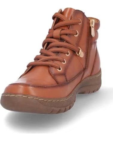 CORONEL TAPIOCCA DAMEN STIEFELETTEN T712-23 LEDER CAMEL PIEL CAMELPIEL