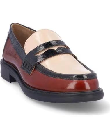 ELIO BERHANYER DAMEN SLIPPER EB265-50 LACKLEDER MULTICHAROL MULTI