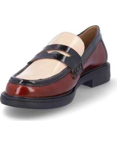 ELIO BERHANYER DAMEN SLIPPER EB265-50 LACKLEDER MULTICHAROL MULTI