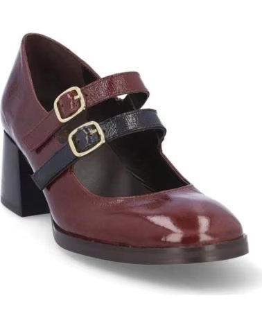 SAPATOS DE SALTO MULHER ELIO BERHANYER EB261-45 VERNIZ BORDÉUS CHAROL BURDEOSCHAROL BURDEOS