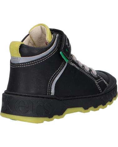 Botines de Niña y Niño KICKERS 878840-30 KICK TEEN CUIR COW BOSTON 8 NOIR