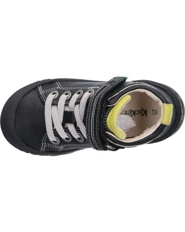 Botines de Niña y Niño KICKERS 878840-30 KICK TEEN CUIR COW BOSTON 8 NOIR