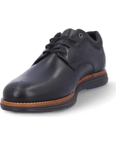 HERRENSCHUHE C311-11 LEDER SCHWARZ CORONEL TAPIOCCA PIEL NEGROPIEL NEGRO