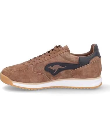 KANGAROOS SNEAKERS K555-8 IN CAMOSCIO MARRONE SJ MARRON CLSJ CL