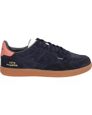 KANGAROOS SNEAKERS K514-4 IN CAMOSCIO BLU NAVY ANTE MARINOANTE MARINO