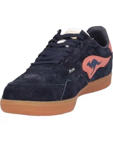 KANGAROOS SNEAKERS K514-4 IN CAMOSCIO BLU NAVY ANTE MARINOANTE MARINO