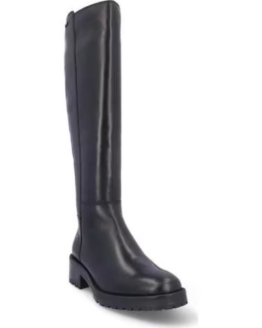 KANGAROOS BOTTES FEMME 883-11 CUIR NOIR PIEL NEGROPIEL NEGRO