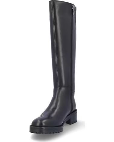 KANGAROOS BOTTES FEMME 883-11 CUIR NOIR PIEL NEGROPIEL NEGRO