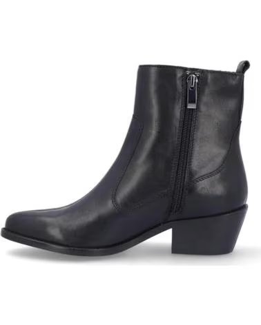 BONAVENTURE BOTINS DE MULHER B685-11 EM PELE PIEL NEGROPIEL NEGRO