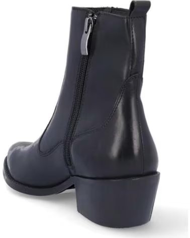 BONAVENTURE BOTINS DE MULHER B685-11 EM PELE PIEL NEGROPIEL NEGRO