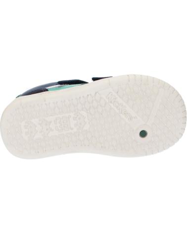 Deportivas de Niña y Niño KICKERS 894791-30 WINCKY VEL NUBUCK 103 MARINVE VERT BL