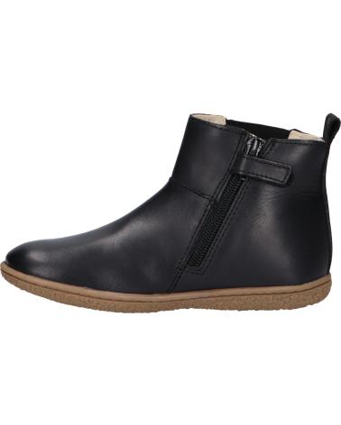 Botins de Menina e Menino KICKERS 830080-30 VETUDI COW WINNIE 83 NOIR METALLISE