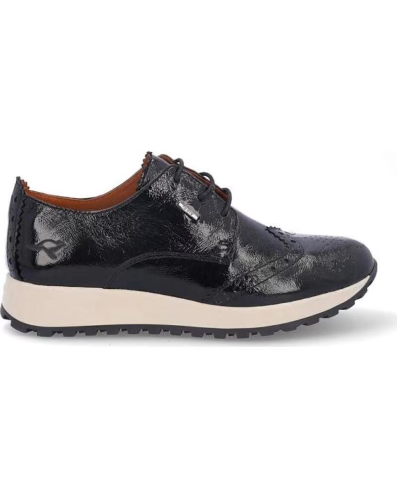 KANGAROOS ZAPATOS DE MUJER 907-41 CHAROL ARRUG NEGROCHAROL ARRUG NEGRO