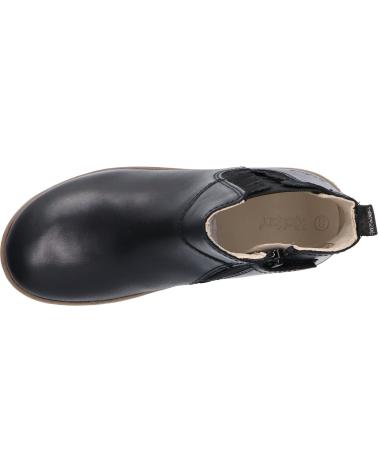 Botins de Menina e Menino KICKERS 830080-30 VETUDI COW WINNIE 83 NOIR METALLISE