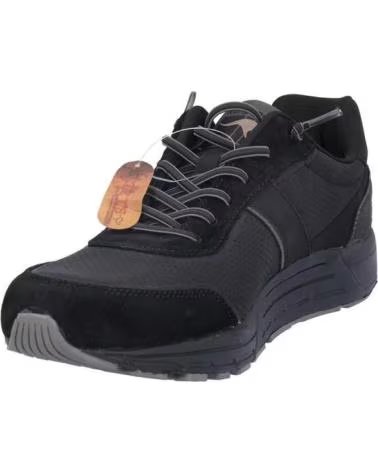 KANGAROOS SCARPE SPORTIVE DA UOMO 839-51 NERO NEGRO SUELA HOLENEGRO HOLE