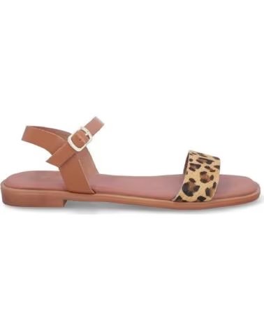 KANGAROOS SANDALI 870-33 CON DETTAGLIO ANIMALIER LEOPARDOLEOPARDO