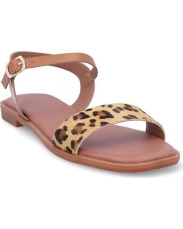 KANGAROOS SANDALI 870-33 CON DETTAGLIO ANIMALIER LEOPARDOLEOPARDO