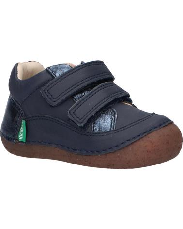 Zapatos de Niña y Niño KICKERS 894562-10 SOSTANKRO SHEEP CFM 102 MARINE METAL