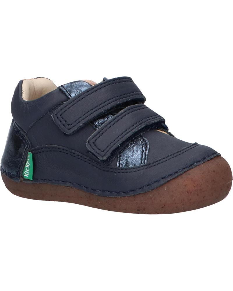 Zapatos de Niña y Niño KICKERS 894562-10 SOSTANKRO SHEEP CFM 102 MARINE METAL