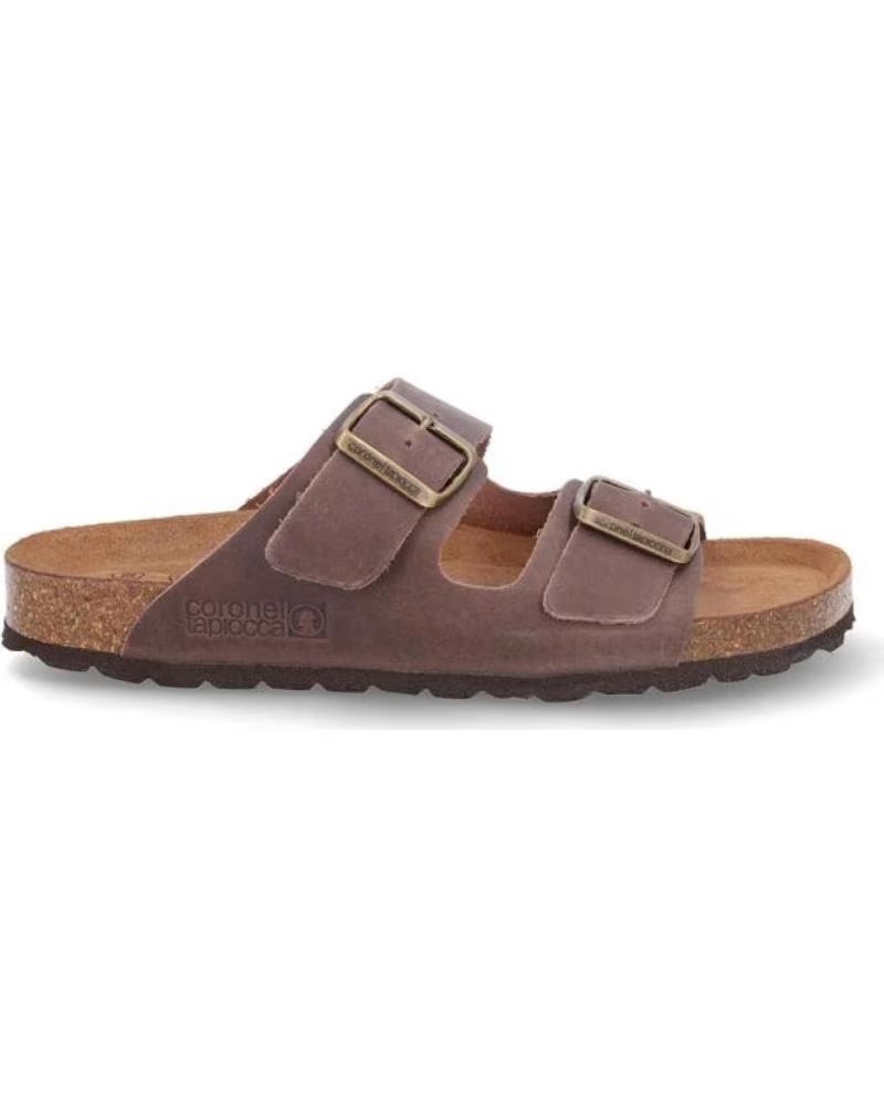 CORONEL TAPIOCCA SANDALES CT705-68 À DOUBLE BOUCLE ENGR MARRONENGR MARRON