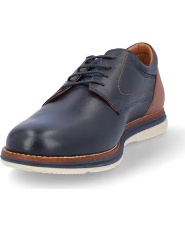 CORONEL TAPIOCCA C611-14 LEDERSCHUHE MARINEBLAU UND BRAUN PIEL MARINOPIEL MARINO