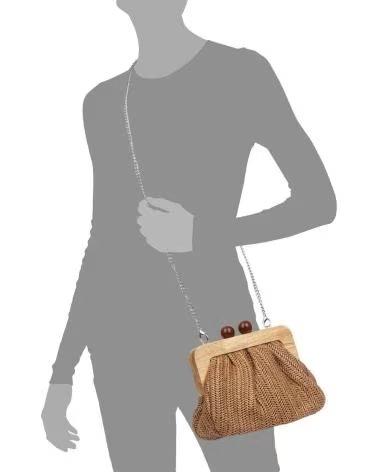 firenze artegiani BeneLario Bolso bandolera MARRóN