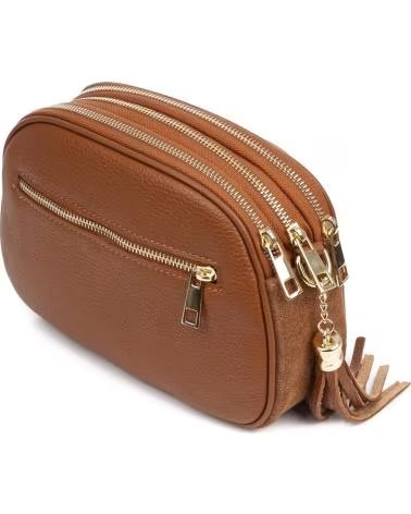 FIRENZE ARTEGIANI ALIMINUSA BOLSO BANDOLERA CUERO