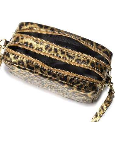 FIRENZE ARTEGIANI DEGNA BOLSO BANDOLERA LEOPARDO