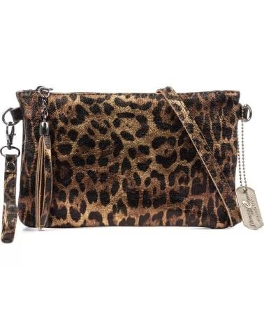 FIRENZE ARTEGIANI OLEGGIO BOLSO BANDOLERA LEOPARDO