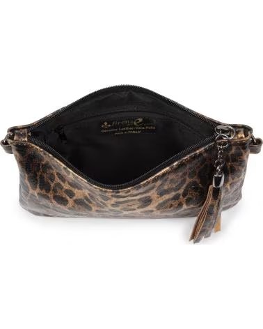 FIRENZE ARTEGIANI OLEGGIO BOLSO BANDOLERA LEOPARDO
