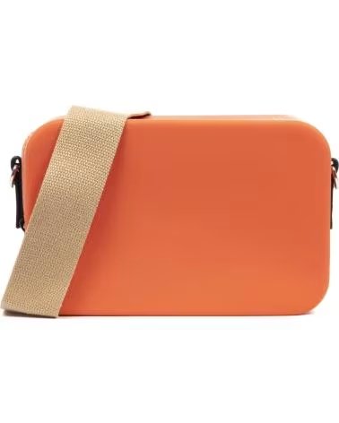 LIBELULLA VILLASANTA BOLSO BANDOLERA RECTANGULAR DE SILICONA NARANJA
