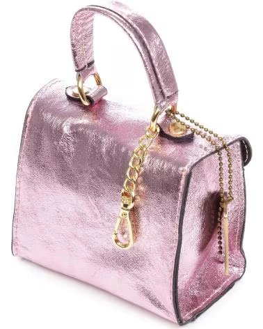 FIRENZE ARTEGIANI ANNICCO MINI BOLSO DE MANO Y BANDOLERA ROSA CLARO