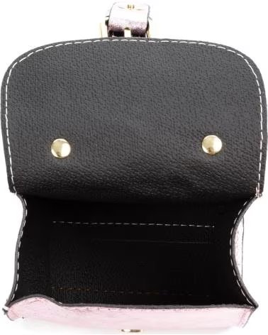FIRENZE ARTEGIANI ANNICCO MINI BOLSO DE MANO Y BANDOLERA ROSA CLARO