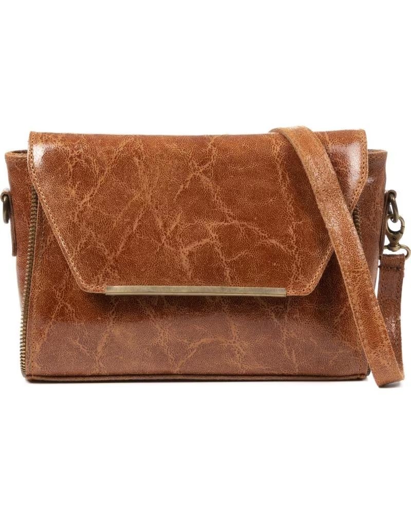 FIRENZE ARTEGIANI MARIOLA BOLSO BANDOLERA MUJER PIEL AUTÉNTICA GAMUZA LAVADO A LA PIEDRA HECHO EN ITALIA CUERO