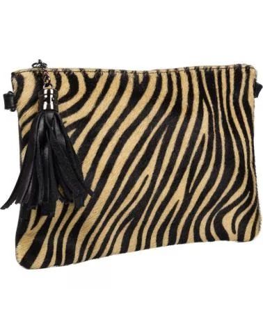 FIRENZE ARTEGIANI ERMINE BOLSO BANDOLERA NEGRO