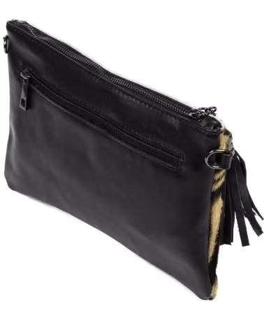 FIRENZE ARTEGIANI ERMINE BOLSO BANDOLERA NEGRO