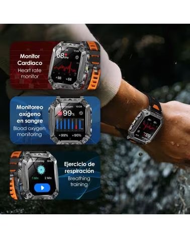 DAM SMARTWATCH QS86 NEGRO