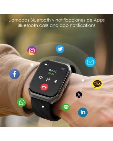 DAM SMARTWATCH QS66 NEGRO