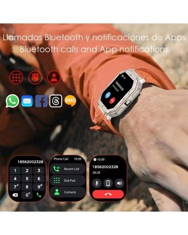 DAM SMARTWATCH KR92 GPS PRETO 54161 NEGRO