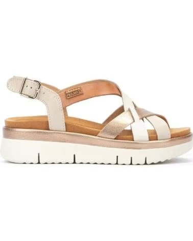 PIKOLINOS SANDALIA PALMA MARFIL DE BLANCO