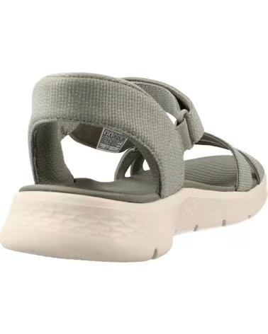 SKECHERS SANDALIAS MUJER MODELO SLIP-INS GO WALK FLEX COLOR VERDE SAG SAGE