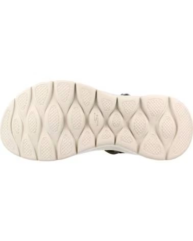 SKECHERS SANDALIAS MUJER MODELO SLIP-INS GO WALK FLEX COLOR VERDE SAG SAGE