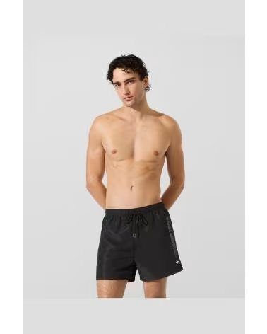 KARL LAGERFELD COSTUME DA BAGNO IKON SHINE SHORT BOARDSHOR NERO BLACK