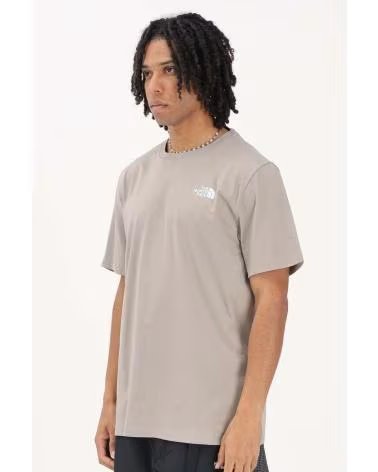 THE NORTH FACE CAMISETA DE MANGA CORTA NF0A8B6K2MB1 EN BEIGE PARA UNISEX LIGHT GREY