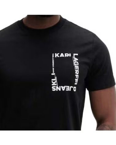 KARL LAGERFELD CAMISETA JEANS B2M17046 NEGRA BLACK
