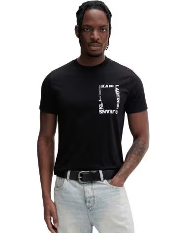 KARL LAGERFELD CAMISETA JEANS B2M17046 NEGRA BLACK
