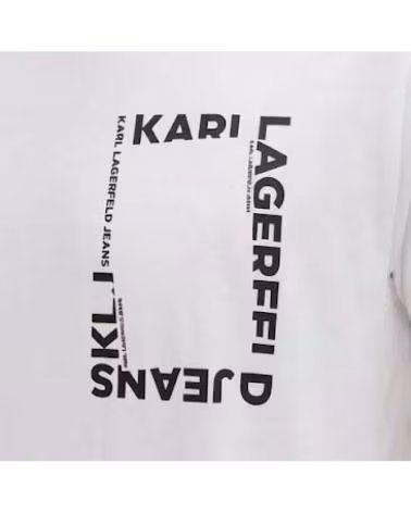 KARL LAGERFELD JEANS B2M17046 T-SHIRT WEISS WHITE