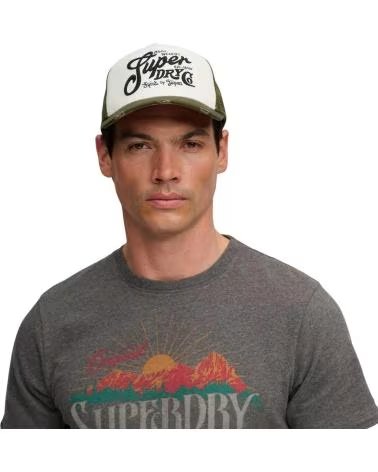 SUPERDRY GORRAS EN COLOR VERDE