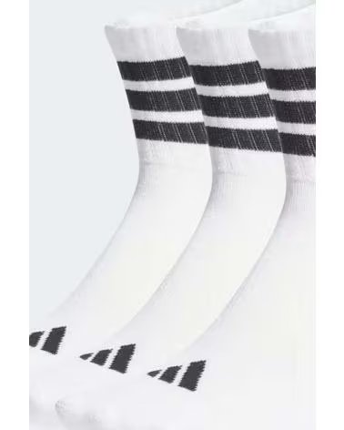 ADIDAS CALCETINES 3S ESS C MID 3P EN BLANCO PARA UNISEX WHITE-BLACK-BLACK